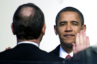 Barack Obama składa przysięgę prezydencką 20.01.2009